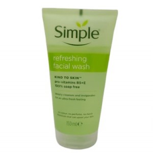 ژل شوینده صورت سیمپل مدل refreshing حجم 150 میل ( اورجینال )