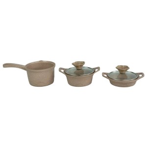 سرویس قابلمه 5 پارچه چدن گرانیتی کودک پیلو (Pilau)
