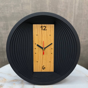 ساعت رومیزی MDF گشتا مدل بنتی با موتور اصل تایوان