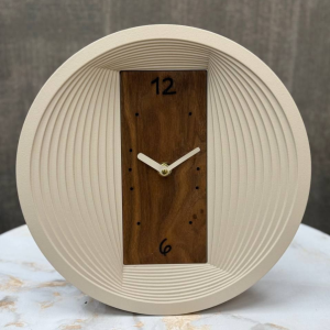 ساعت رومیزی MDF گشتا مدل بنتی با موتور اصل تایوان