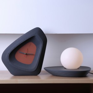 ساعت رومیزی دکوراتیو مثلث منحنی بِتُنی  راچین مدل 1160