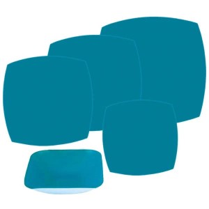 سرویس 25 پارچه غذاخوری شیشه ای آرکوفام طرح دایان