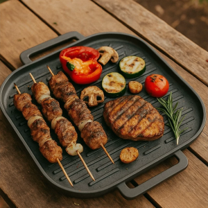 تابه اسیک مربع چدن