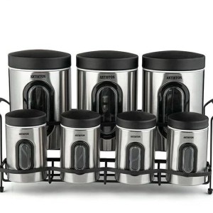 پاسماوری 8 پارچه مشکی درب فلزی 85106 آرتیستون