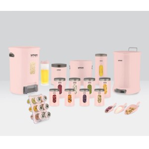 سرویس آشپزخانه 21 پارچه لیمون مدل دایره