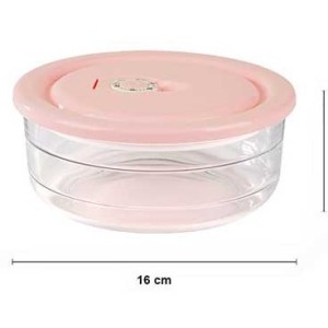 ظرف نگهدارنده لیمون شیشه ای وکیومی تاریخ دار 3سایز کد 123000