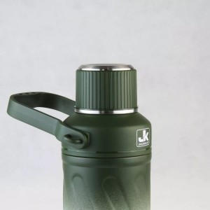 فلاسک دوجداره گرم و سرد ژیاکانگ  JK مدل دسته دار ولیوان دار گنجایش 0.8 لیتر
