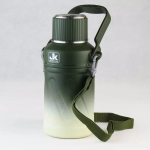 فلاسک دوجداره گرم و سرد ژیاکانگ  JK مدل دسته دار ولیوان دار گنجایش 0.8 لیتر