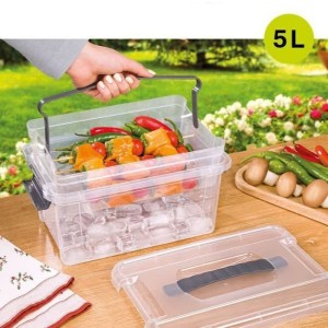 باکس مسافرتی 5 لیتری با مخزن یخ لیمون 2417