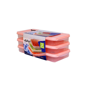 ظرف نگهدارنده لیمون مدل نسیم کد LP152 بسته  3 عددی