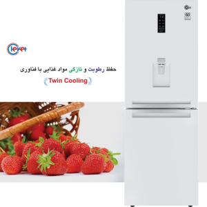 یخچال و فریزر 27 فوت کلور مدل روسو كمبي عرض 70 یخساز اتوماتیک داخلی آبریز اتوماتیک