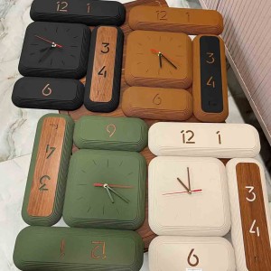 ساعت دیواری  مینیمال بتنی ریپل  4 تیکه