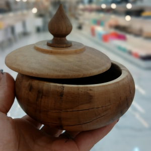 قندان چوبي گردو مدل شيلي