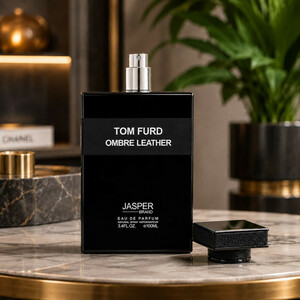 ادو پرفیوم مردانه جاسپر مدل Tom Furd Ombre Leather با رایحه گرم و تلخ حجم 100 میلی لیتر