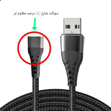 کابل تبدیل USB به microUSB تسکو مدل TCA 189 طول 1 متر