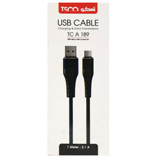 کابل تبدیل USB به microUSB تسکو مدل TCA 189 طول 1 متر