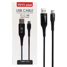 کابل تبدیل USB به USB-C تسکو مدل TC C188 طول 1 متر