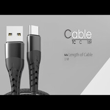 کابل تبدیل USB به USB-C تسکو مدل TCC189 طول 1 متر