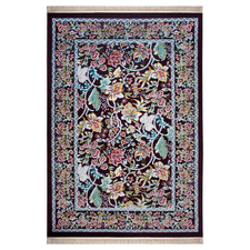 پک 2عددی فرش پاتریس زنبق زرشکی