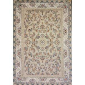 فرش محتشم باغ گل دلفيني