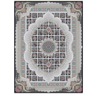 فرش  پاتریس مانا سرمه‌ای ۷۰۰ شانه (ارسال رایگان)