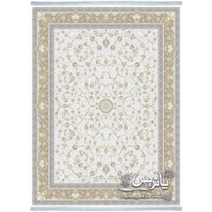 فرش  پاتریس خشتی درباری کرم ۱۰۵۰ شانه