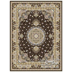فرش پاتریس شمنسا قهوه ای تیره ۱۰۵۰ شانه