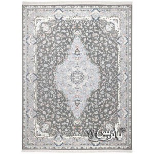 فرش پاتریس شکوفه باران طوسی ۱۵۰۰ شانه