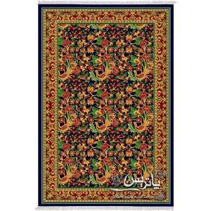 فرش گلیم پاتریس ققنوس سرمه‌ای ۴۰۰ شانه