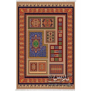 فرش گلیم پاتریس مهربان شکلاتی ۴۰۰ شانه