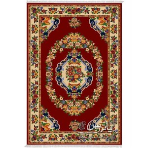 فرش گلیم پاتریس گلاب عنابی ۴۰۰ شانه