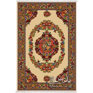 فرش گلیم پاتریس گلاب کرم ۴۰۰ شانه