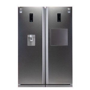 یخچال فریزر دوقلو کلور مدل گلوری پلاس Glory plus استیل