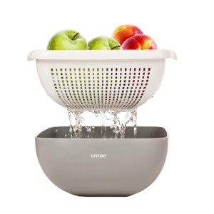 ست کاسه و آبکش چهارگوش سایز 1  کد 218