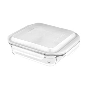 ظرف شیشه ای مربع 2.1 لیتر کد 2045