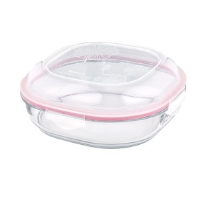 ظرف شیشه ای سرو و نگهداری دربدار 2.750 لیتر کد 2025