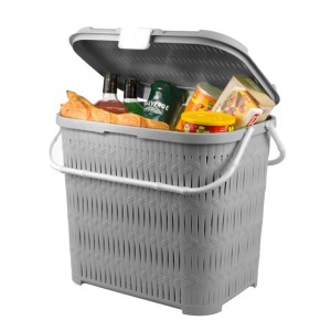 سبد پیک نیک دربدار بلند طرح بامبو کد 1548