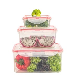 سرویس ظرف فریزری 6 پارچه مستطیل کد 236