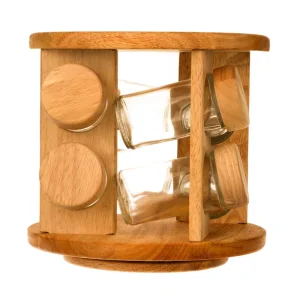 ست جای ادویه 8 پارچه مدل گردان رابروود کد 99081