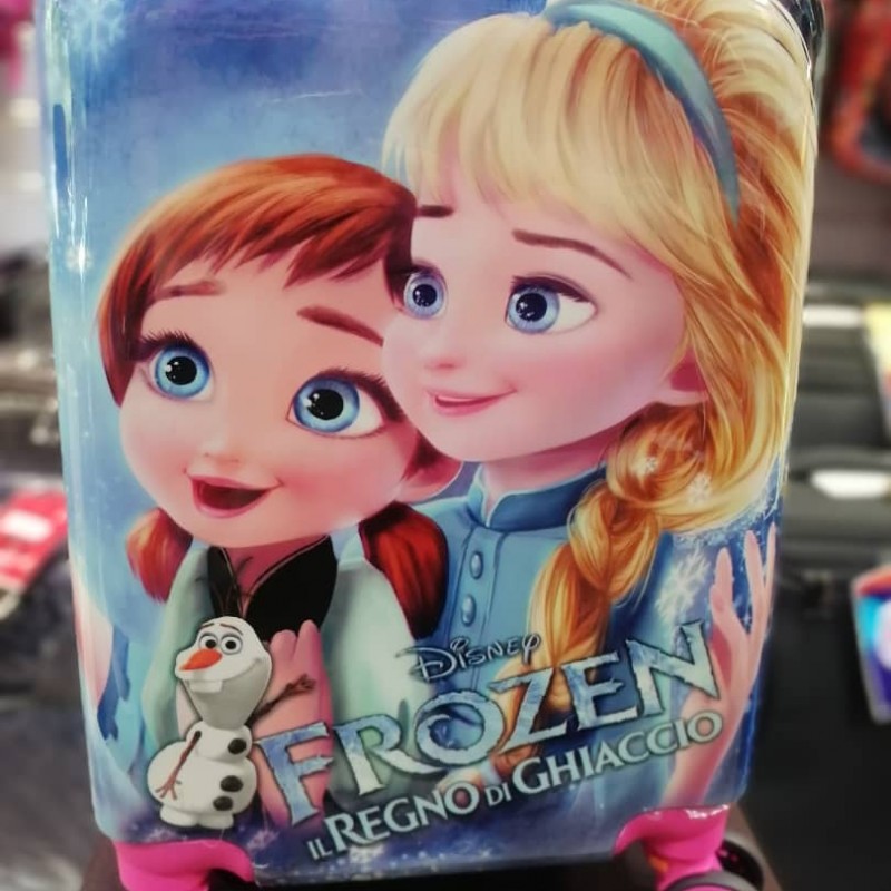 چمدان کودک طرح فروزن سایز 22 اینچ