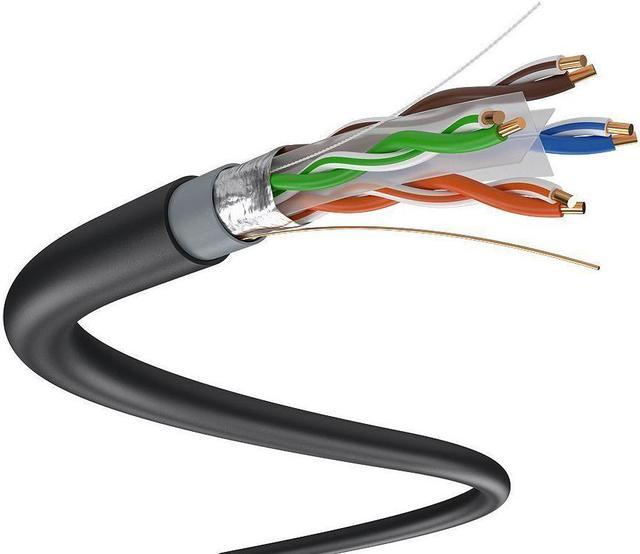 کابل شبکه Cat6A شیلدار با قابلیت نصب در زمین
