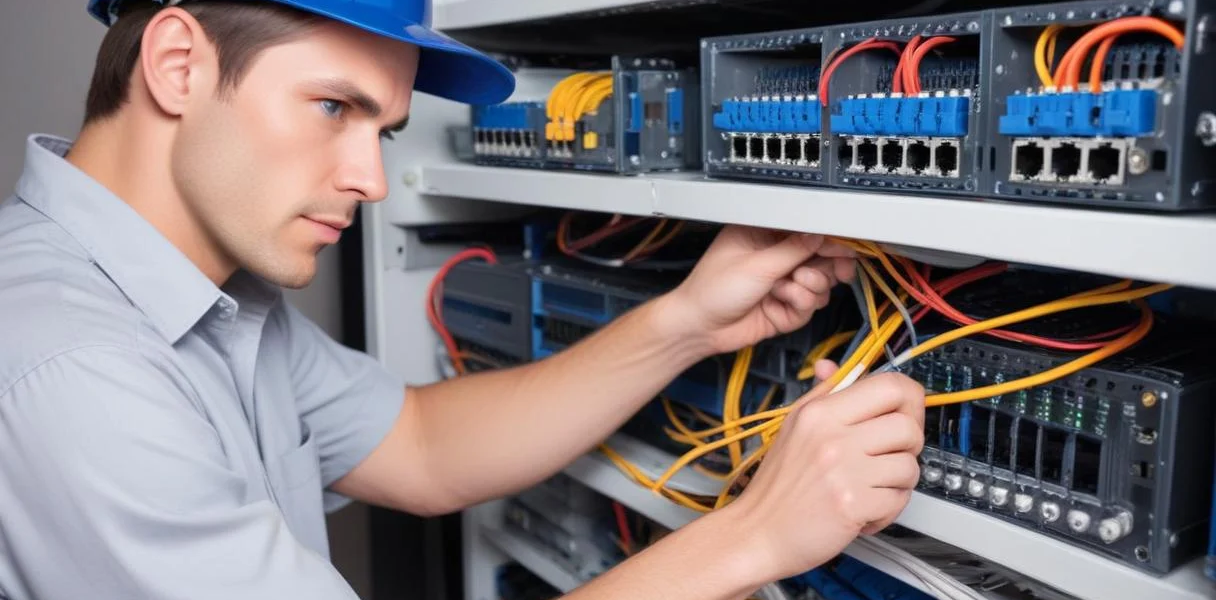 راهنمای جامع نصب و راه‌اندازی سیستم کابل‌کشی شبکه Cat6