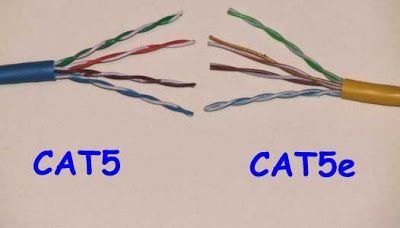تفاوت کابل های Cat5 و Cat5e در چیست؟