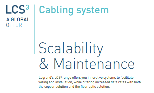 کیستون ها و پچ پنل های جدید لگراند، یک راه حل در حد جهانی