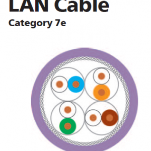 کابل شبکه Cat7eSFTP هلوکیبل - کد 80810
