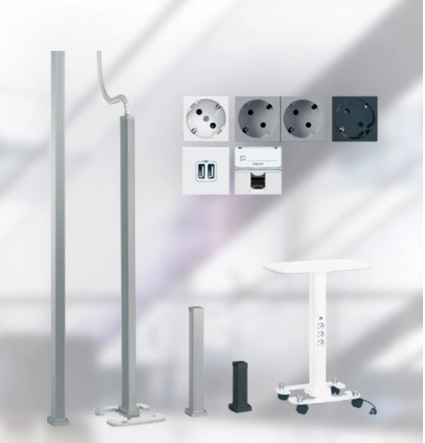 ستون مجازی و خروجی‌های شبکه