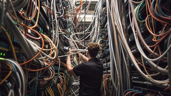 نگهداری تجهیزات شبکه هلوکبیل