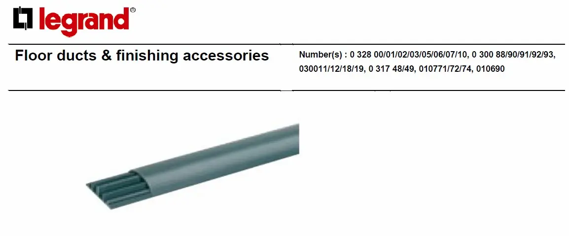 ترانکینگ کف - داکت ترانکینگ - floor duct trunking