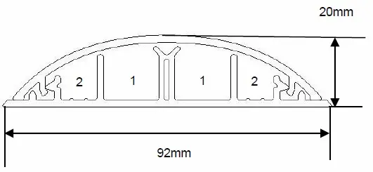 سطح مقطع داکت کف لگراند