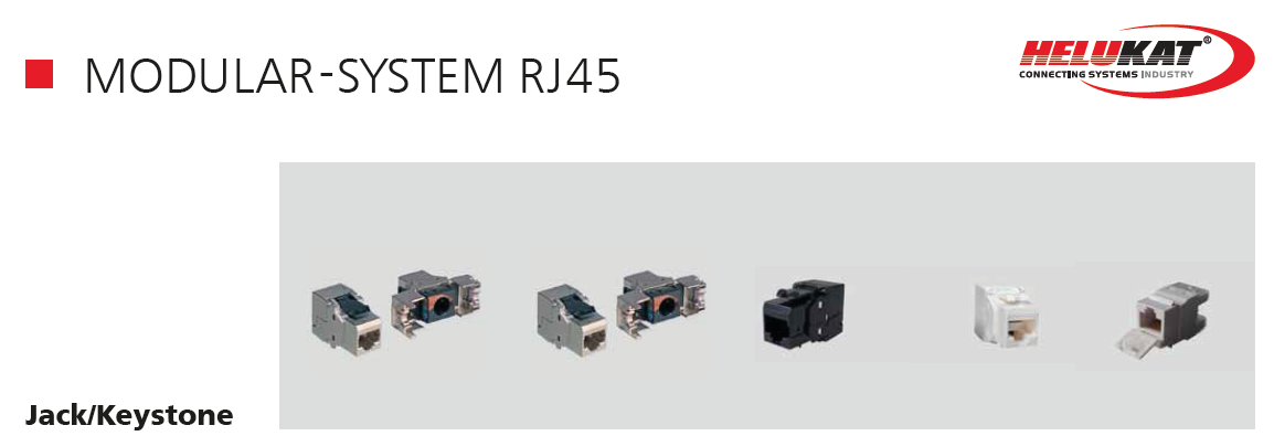 کیستون شبکه هلوکیبل Cat6UTP Keyston Helykabel